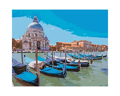 Картина по номерам в подарочной коробке Венецианский пейзаж 40*50 см. Santi код:953896