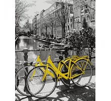 Картина по номерам в подарочной коробке Прогулка на велосипеде 40*50 см. Santi код:953898