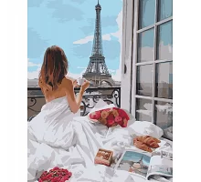 Картина за номерами Романтика Парижа 40*50 див. Santi код:953816