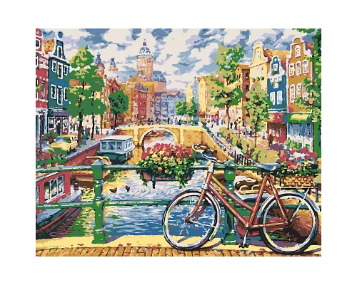Картина за номерами Чарівний Амстердам 40*50 див. Santi код:953817