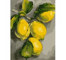 Картина за номерами Гілка лимона 30*40 див. Santi код:953832