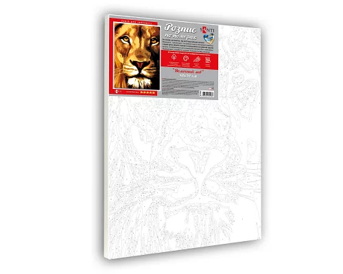 Картина за номерами Величний лев 40 * 50 см SANTI (953946)
