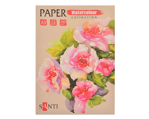 Набір акварельного паперу А3 Paper Watercolour Collection 12 шт (741706)
