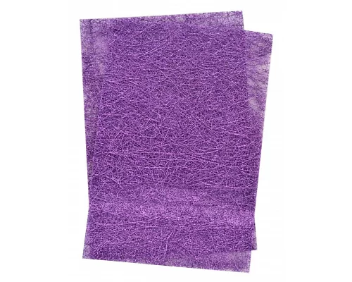 Набор сизали с глитером фиолетового цвета 20*30 см 5 листов (741427)