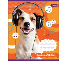 Нотний Зошит шкільна А5 12 1B Pets In Headphone набір 25 шт. (764881)