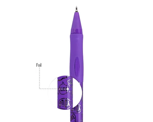 Ручка YES кульково-масляна Cool автоматична 05мм синя (411895)