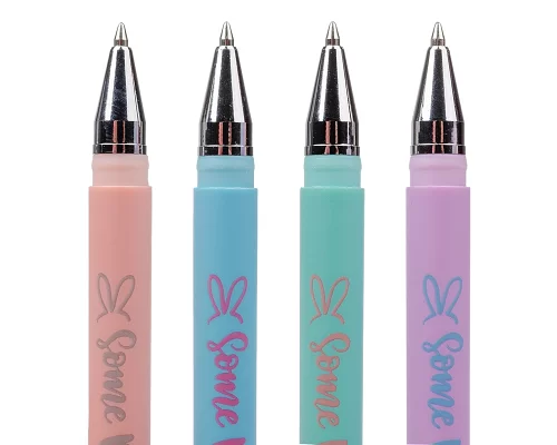 Ручка шариковая YES Funny bunny  07 мм синяя (411922)