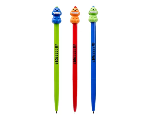 Ручка кулькова YES Dino Pen 07 мм синя (411949)