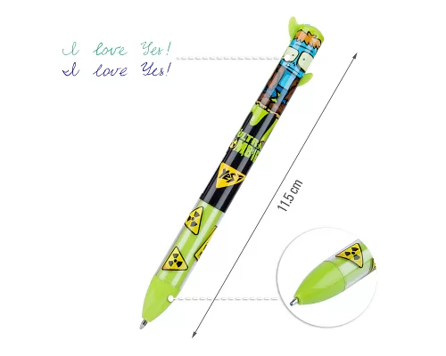 Ручка шариковая YES Zombie 10 мм 2 цветов (412053)