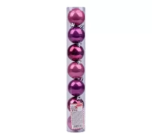 Куля Yes Fun d-5см 7шт./уп. блідо-пурпур.-3 вишнева-2 сливова-2; перл. (973576)