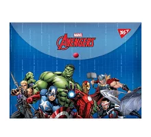 Папка-конверт YES на кнопке А4  Marvel.Avengers (491828)
