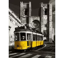 Набір картина за номерами Жовтий трамвай 40*50 см. SANTI (954018)