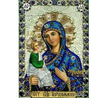 Алмазная мозаика икона Богородица Иерусалимская 30*40см с рамкой 41*31*25 см (H8649)