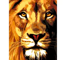 Картина по номерам в коробке Величественный лев 40*50 см. Santi (953970)