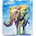 Алмазная мозаика Акварельный слон 30*40см Santi (954059)