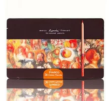 Набір кольорових олівців Marco Renoir Fine Art 36 шт. в металевому пеналі  (FineArt-36TN)