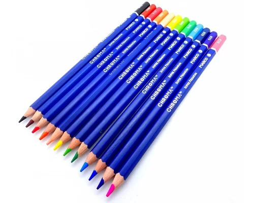 Набор цветных карандашей Marco Chrome 72 шт в металлическом пенале (8010-72TN)