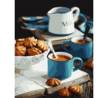 Картина по номерам Ароматный завтрак в кор. 40*50см с лаком ТМ ArtStory Украина (AS0776)