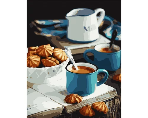 Картина за номерами Ароматний сніданок у Кор. 40*50 см з лаку TM Artstory Ukraine (AS0776)