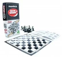 Набор настольные игры шашки шахматы 9 игр игровое поле MAXIMUS (5476)