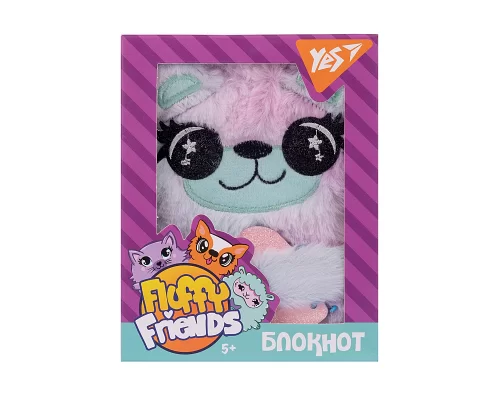 Блокнот пушистый Yes Fluffy Friends - медвежонок Юкс (151699)