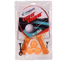 Набір для настільного тенісу номер42шт EVA+гума ручка набор 3 кульки 40мм в чохлі Dreamtoys (TT2114)