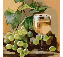 Картина за номерами Солодкий виноград 40х40 Ідейка (KHO5624)