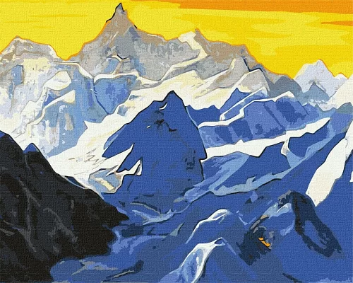 Картина по номерам Гималайские горы Идейка 40х50 (KHO2867)
