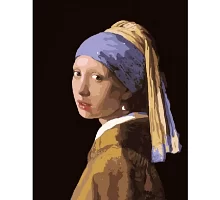 Картина по номерам Девушка с жемчужной серёжкой. Ян Вермеер 40х50 Brushme (G223)