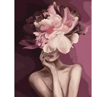 Картина по номерам Пурпурный цветок 40х50 Brushme (GX39230)