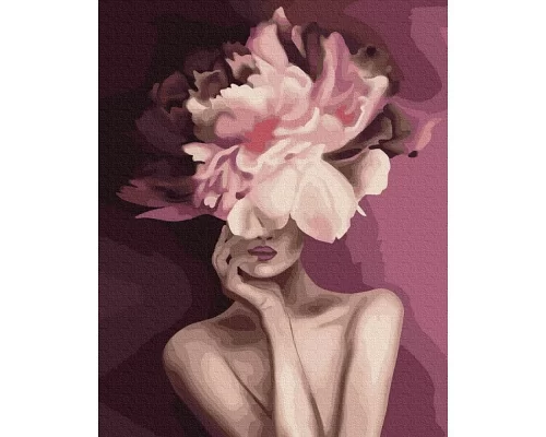 Картина за номерами Пурпурна квітка 40х50 Brushme (GX39230)