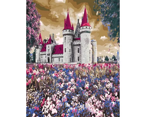 Картина по номерам Замок в полевых цветах 40х50 Brushme (GX3289)