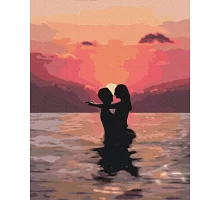 Картина за номерами Закохані на заході сонця 40х50 Brushme (GX37563)