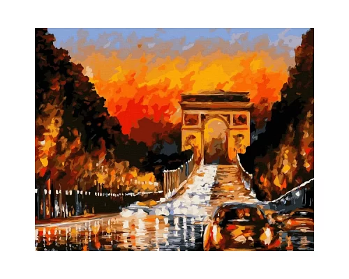 Картина по номерам Краски Триумфальной арки 40х50 Brushme (GX8211)