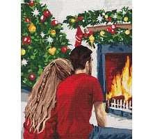 Картина за номерами Різдвяна романтика Ідейка 40х50 (KHO4640)