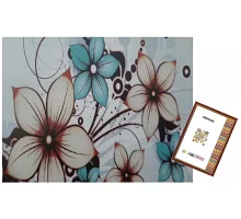 Алмазна мозаїка Ніжні квіти + рамка 30х40 (AG0030/A)
