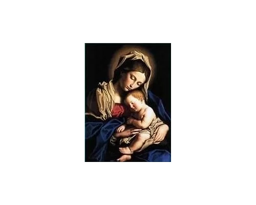 Алмазная мозаика Мадонна с младенцем на подрамнике
 30*40см (9031-В4)