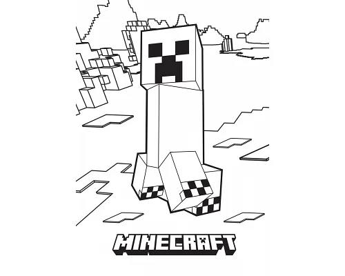 Раскраска А4 YES Minecraft 12 стор. (742879)