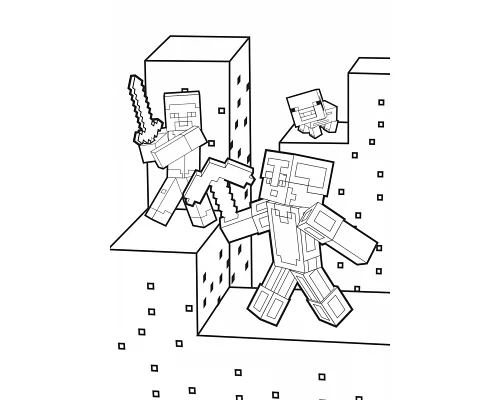 Розмальовка А4 YES Minecraft 12 стор. (742879)