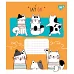 Зошит шкільний А5/12 лін. 1В Funny animals Зошит шкільний учнів. набір 25 шт (765801)
