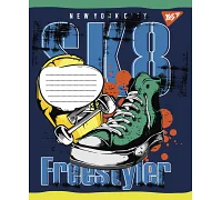 Зошит шкільний А5/18 кл. YES Skates Зошит шкільний учнів. набір 25 шт (765833)
