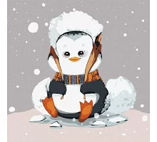 Картина за номерами Маленький пінгвінчік Ідейка (КНО2372)