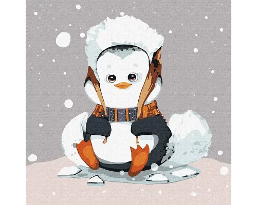 Картина за номерами Маленький пінгвінчік Ідейка (KHO2372)