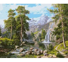Картина по номерам Водопад 20мл (KHO2847)