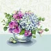 Картина за номерами Свіжість квітів 25х25 (KHO3145)