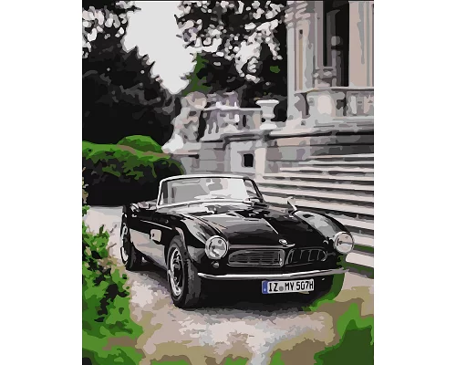 Набір картина за номерами Ретро BMW 40*50 см SANTI (954284)