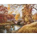 Алмазная мозаика Осенний пейзаж ©Сергей Лобач Идейка 40х50 на подрамнике (AMO7343)