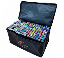 Набір скетч-маркерів 160 шт SANTI Professional в сумці на спиртовій основі (390626)