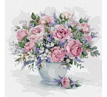 Картина по номерам Волшебный аромат роз Идейка 50х50 (KHO2976)