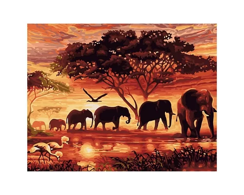 Картина за номерами Африка розміром 40х50 см Strateg (VA-2104)